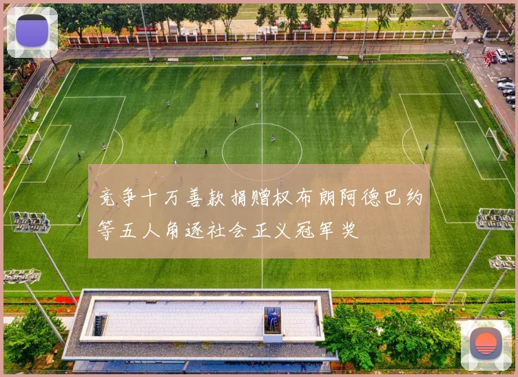 竞争十万善款捐赠权布朗阿德巴约等五人角逐社会正义冠军奖